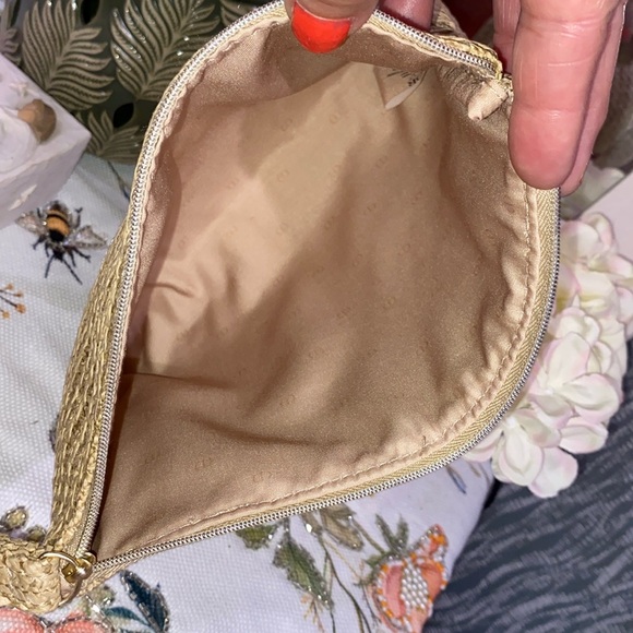 Dior Raffia Clutch Wristlet - Picture 6 of 7